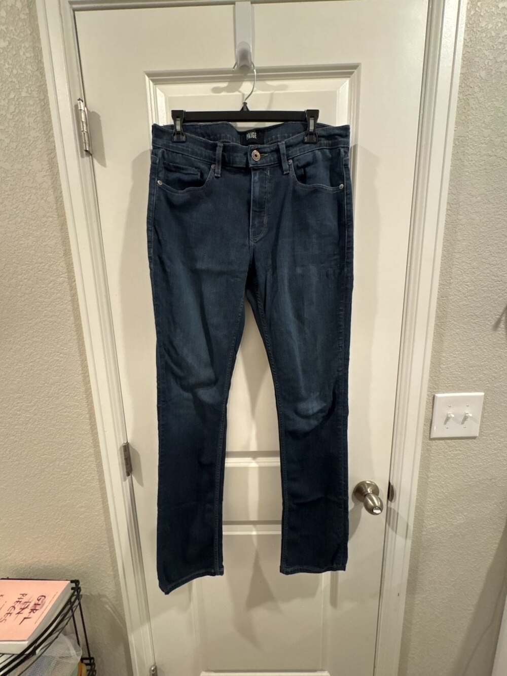 PAIGE Federal Slim Straight Leg Jeans Size 32